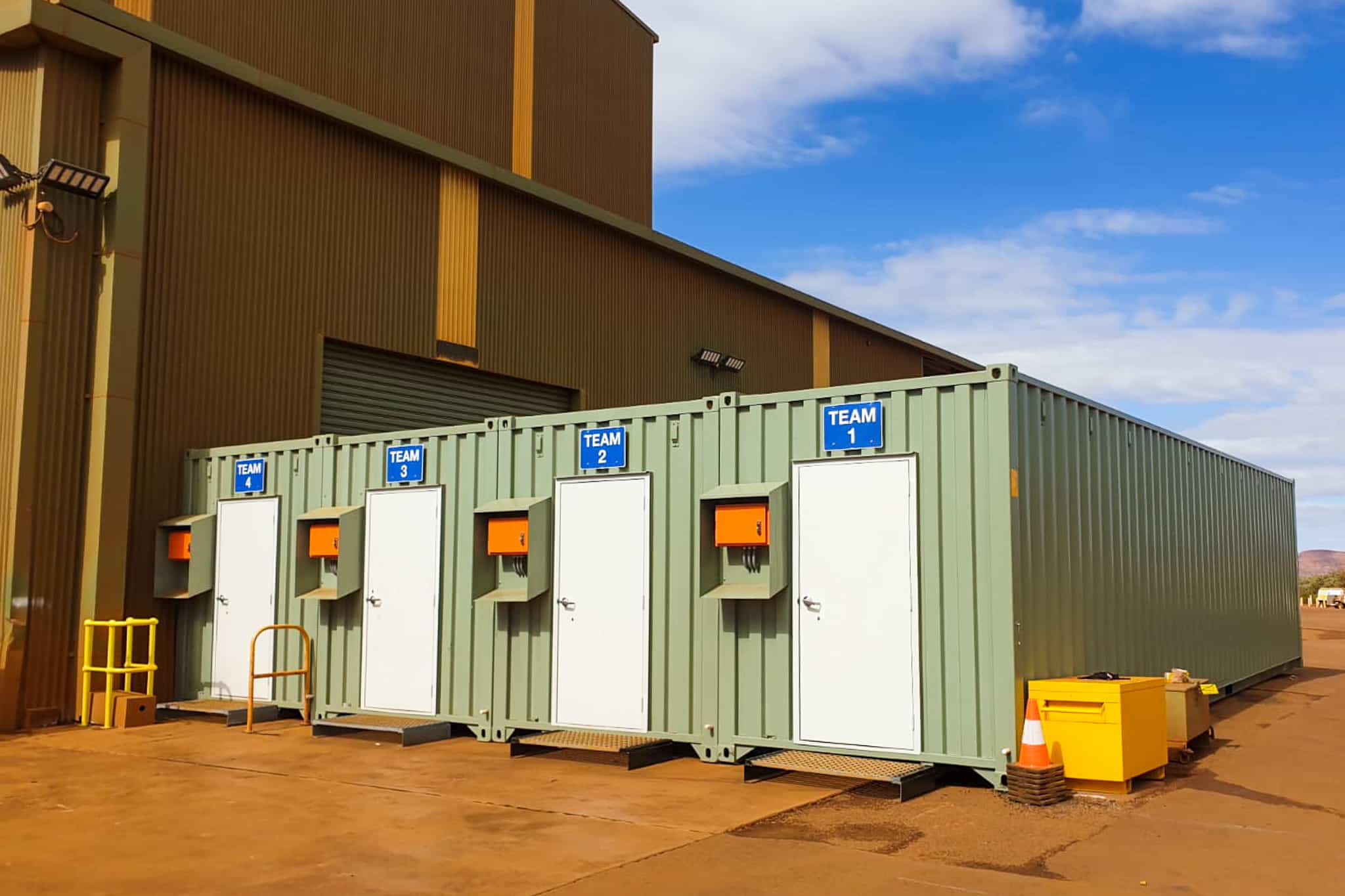 Why shipping container locker rooms make sense for Aussie mine sites