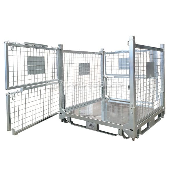 Heavy Duty Transport Cage with Swing Doors - Full Height